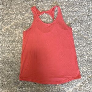 Coral Zyia Twist Back Women's Tank Top